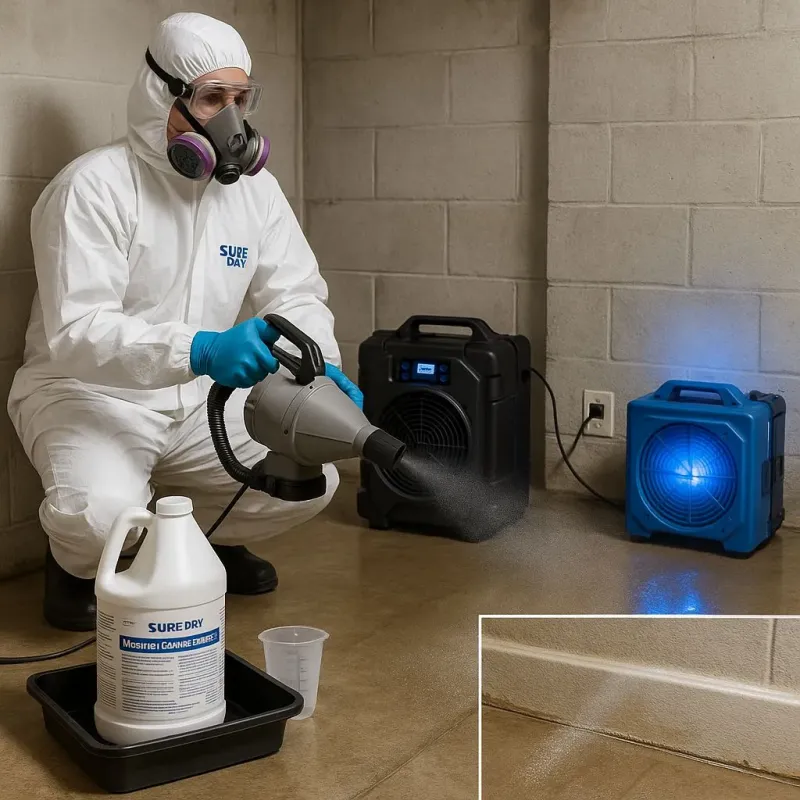 Sanitization and Odor Removal process in Terre Hill, PA